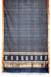 Mangalagiri Gold Khadi Dupatta Pd-60 Mangalagiri Gold Khadi Dupatta Pd-60