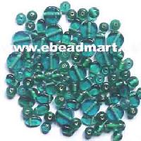 Mb-03 Aqua Plain Mix Beads