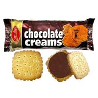Chocolate Cream Biscuits / Sandwich Biscuits