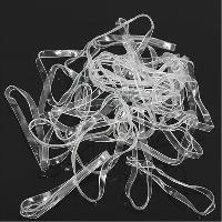 transparent rubber bands