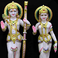 Marble Ram Darbar Statue