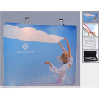 aluminum Curved Shape POP Up Display, Brand Name : wewin