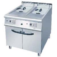 2 Tank Fryer (2-Basket) With Cabinet