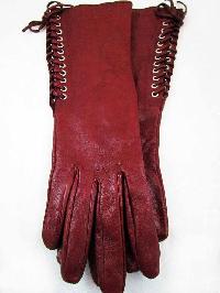 ladies leather fancy gloves