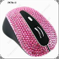 Crystal Rhinestone Optical Mouse