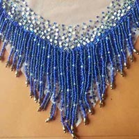 Glass Bead Embroidered Necklaces