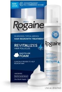 Rogaine Mens Unscented Hair Regrowth Foam