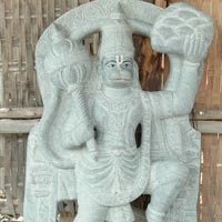 Stone Hanuman Statue