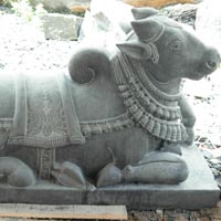 Stone Nandi Statue