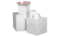 White Corrguated Boxes