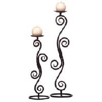 Wrought Iron Candle Stands