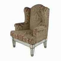 Mirrored Wing Chair