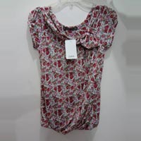 Printed Tie Top