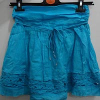 Short Blue Skirt