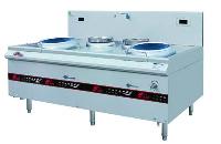 Double Burner Chinese Frying Wok