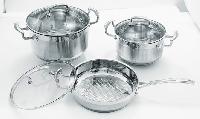 Stainless Steel Cookware Set, Brand Name : Handier