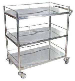 Stainless Steel Surgical Instrument Trolley