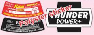 polyester sticker