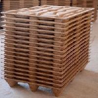 compressed wooden pallet