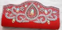 Beaded Zari Embroidery Clutch Bag