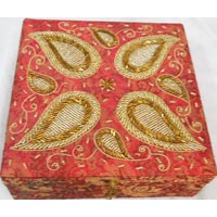 Beaded Zari Handcrafted Boxes