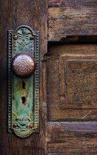 antique door knob