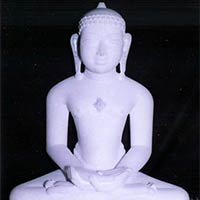 Marble Shwetambar Jain Statue