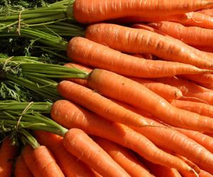 Fresh Carrots, Green Beans
