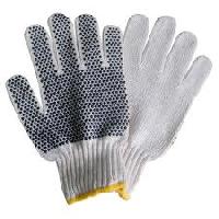 Pvc Dotted Cotton Knitted Hand Gloves