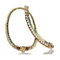 Kundan Meena Anklets