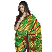 Fanciful Printed Casual Wear Faux Georgette Saree