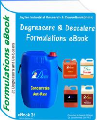 Degreases and degreasers formulations eBook(25 formulation)