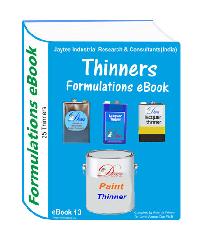 Thinners manufacturing formulation eBook(25 formulations in eBook13)