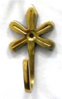 Brass Flower Hook