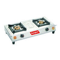 Stainless Steel Series Two Burner Gas Stove