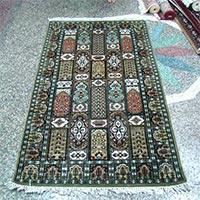Handmade Art Silk Staple Carpets