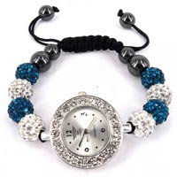 Crystal Two Colours Balls Watch