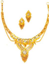 Gold Necklace-h-22gm