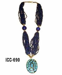 Glass Beaded Necklace Icc-02
