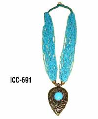 Glass Beaded Necklace Icc-03