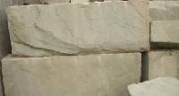 white sandstone blocks