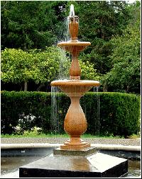 limestone garden fountain