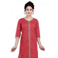 The Raiding Red Ethnic Indian Tunic for Women