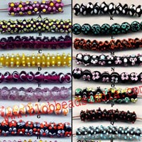 Doted Glass Beads