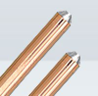 Copper bonded rod