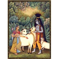Rajasthani Traditional Paintings - ( Rtp - 063)
