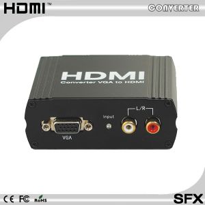 Sfx VGA + L/r Analog Audio To HDMI Converter Box