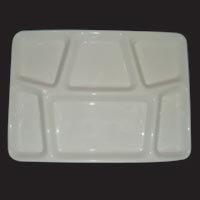 6 Section Compartment Trays