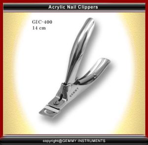 Acrylic Nail Clipper - Stainless Steel