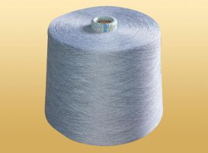 Polyester Yarn, Heather Grey